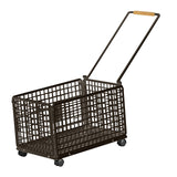 Maxbell Rolling Laundry Basket Cart Large Heavy Duty Laundry Hamper for Home Bedroom Large Black