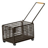 Maxbell Rolling Laundry Basket Cart Large Heavy Duty Laundry Hamper for Home Bedroom Large Black