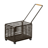 Maxbell Rolling Laundry Basket Cart Large Heavy Duty Laundry Hamper for Home Bedroom Medium Black