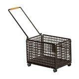 Maxbell Rolling Laundry Basket Cart Large Heavy Duty Laundry Hamper for Home Bedroom Medium Black