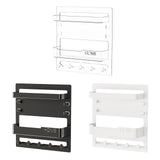 Maxbell Key Holder Wall Mount Shelf Multipurpose Key Hook for Office Entryway Garage Black