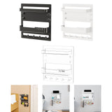 Maxbell Key Holder Wall Mount Shelf Multipurpose Key Hook for Office Entryway Garage Black