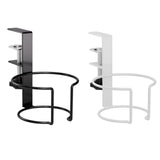 Maxbell Desk Cup Holder Apartment Easy to Install No Drill Clamp on Table Cup Holder Black