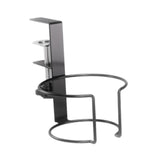 Maxbell Desk Cup Holder Apartment Easy to Install No Drill Clamp on Table Cup Holder Black