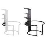 Maxbell Desk Cup Holder Apartment Easy to Install No Drill Clamp on Table Cup Holder Black