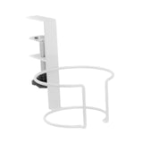 Maxbell Desk Cup Holder Apartment Easy to Install No Drill Clamp on Table Cup Holder White