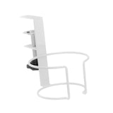 Maxbell Desk Cup Holder Apartment Easy to Install No Drill Clamp on Table Cup Holder White