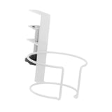 Maxbell Desk Cup Holder Apartment Easy to Install No Drill Clamp on Table Cup Holder White