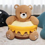 Maxbell Kids Couch Bear Cushion Sofa Living Room Home Furniture Children Comfy Chair