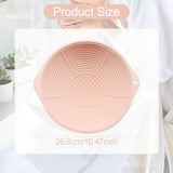 Maxbell Wash Basin Face Plunge Lightweight Washing Basin for Laundry Camping Kitchen Pink