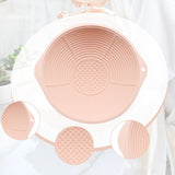 Maxbell Wash Basin Face Plunge Lightweight Washing Basin for Laundry Camping Kitchen Pink