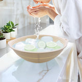 Maxbell Wash Basin Face Plunge Lightweight Washing Basin for Laundry Camping Kitchen Pink