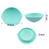 Maxbell Wash Basin Face Plunge Lightweight Washing Basin for Laundry Camping Kitchen Pink