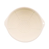 Maxbell Wash Basin Face Plunge Lightweight Washing Basin for Laundry Camping Kitchen Beige