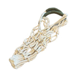 Maxbell Handwoven Drink Carrier Coffee Beverage Woven Rope Cup Holder White Green