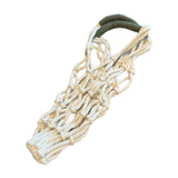 Maxbell Handwoven Drink Carrier Coffee Beverage Woven Rope Cup Holder White Green