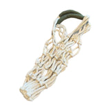 Maxbell Handwoven Drink Carrier Coffee Beverage Woven Rope Cup Holder White Green