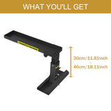 Maxbell Ladder Extender for Stairs Extension Tool Foldable Steel Platform Stabilizer