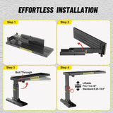 Maxbell Ladder Extender for Stairs Extension Tool Foldable Steel Platform Stabilizer
