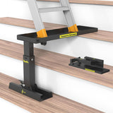 Maxbell Ladder Extender for Stairs Extension Tool Foldable Steel Platform Stabilizer