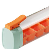 Maxbell Ice Cube Tray Leakproof Reusable Freezer Ice Tray for Cocktail Wine Iced Tea Orange