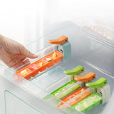Maxbell Ice Cube Tray Leakproof Reusable Freezer Ice Tray for Cocktail Wine Iced Tea Orange