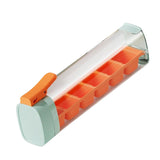 Maxbell Ice Cube Tray Leakproof Reusable Freezer Ice Tray for Cocktail Wine Iced Tea Orange
