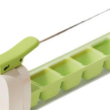Maxbell Ice Cube Tray Leakproof Reusable Freezer Ice Tray for Cocktail Wine Iced Tea Green