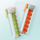 Maxbell Ice Cube Tray Leakproof Reusable Freezer Ice Tray for Cocktail Wine Iced Tea Green