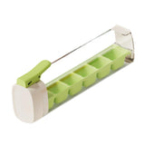 Maxbell Ice Cube Tray Leakproof Reusable Freezer Ice Tray for Cocktail Wine Iced Tea Green