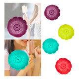 Maxbell Popsicle Holder Decor Decorative Silicone Drip Catcher for Boys Party Summer Purple
