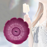 Maxbell Popsicle Holder Decor Decorative Silicone Drip Catcher for Boys Party Summer Purple
