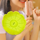 Maxbell Popsicle Holder Decor Decorative Silicone Drip Catcher for Boys Party Summer Yellow