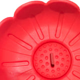 Maxbell Popsicle Holder Decor Decorative Silicone Drip Catcher for Boys Party Summer Red