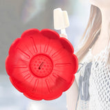 Maxbell Popsicle Holder Decor Decorative Silicone Drip Catcher for Boys Party Summer Red