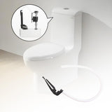 Maxbell Toilet Refill Tube and Clamp Water Saving High Performance Toilet Repair Kit White