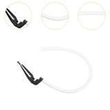 Maxbell Toilet Refill Tube and Clamp Water Saving High Performance Toilet Repair Kit White