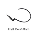 Maxbell Toilet Refill Tube and Clamp Water Saving High Performance Toilet Repair Kit Black