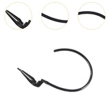 Maxbell Toilet Refill Tube and Clamp Water Saving High Performance Toilet Repair Kit Black