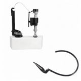 Maxbell Toilet Refill Tube and Clamp Water Saving High Performance Toilet Repair Kit Black