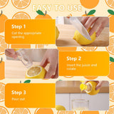 Maxbell 2Pcs Lemon Squeezer Juice Extractors with Filter Fruits Manual Lime Juicers