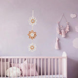 Maxbell Wall Hanging Bohemian Woven Wall Art for Farmhouse Girls Bedroom Baby Shower Beige