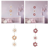 Maxbell Wall Hanging Bohemian Woven Wall Art for Farmhouse Girls Bedroom Baby Shower Beige