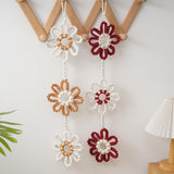 Maxbell Wall Hanging Bohemian Woven Wall Art for Farmhouse Girls Bedroom Baby Shower Beige