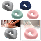 Maxbell Face Down Pillow with Washable Cover Massage Pillow for Home Relaxation Rest Gray