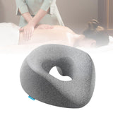 Maxbell Face Down Pillow with Washable Cover Massage Pillow for Home Relaxation Rest Gray