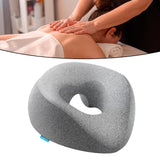 Maxbell Face Down Pillow with Washable Cover Massage Pillow for Home Relaxation Rest Gray