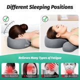 Maxbell Face Down Pillow with Washable Cover Massage Pillow for Home Relaxation Rest Gray