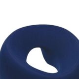 Maxbell Face Down Pillow with Washable Cover Massage Pillow for Home Relaxation Rest Navy Blue