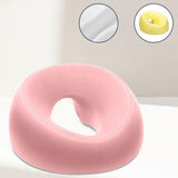 Maxbell Face Down Pillow with Washable Cover Massage Pillow for Home Relaxation Rest Pink